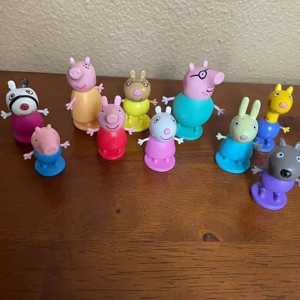 Peppa Pig Vintage 2003 Figures Cake Toppers